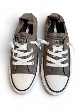 Converse Chuck Taylor All-Star Shoreline Sneaker Women’s 6 Dark Taupe Slip On